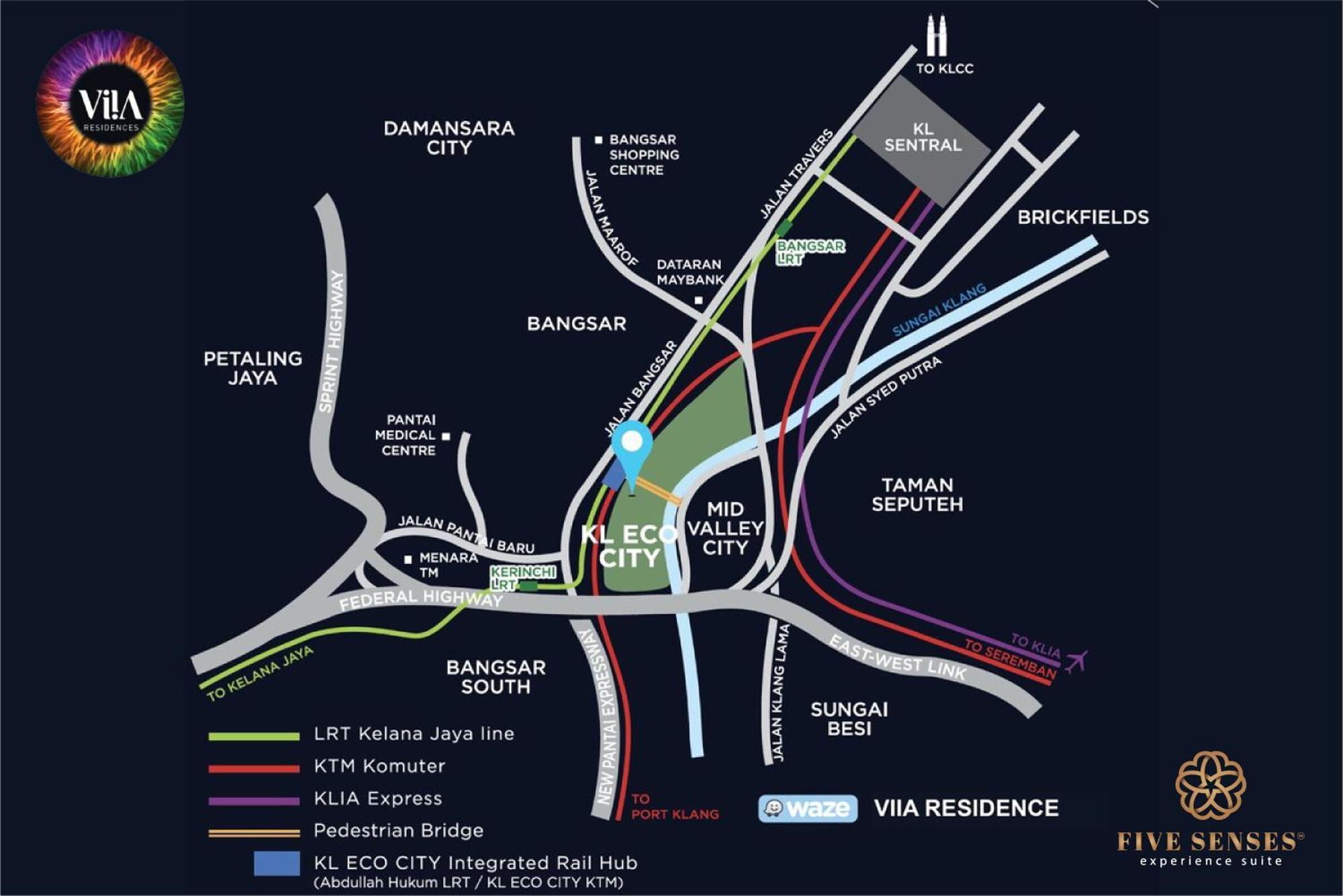 Viia Residence, Mid Valley Kl Kuala Lumpur Buitenkant foto